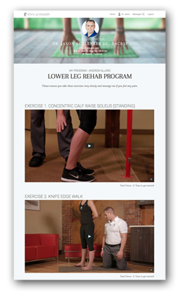 Personalized Home Exercise Program